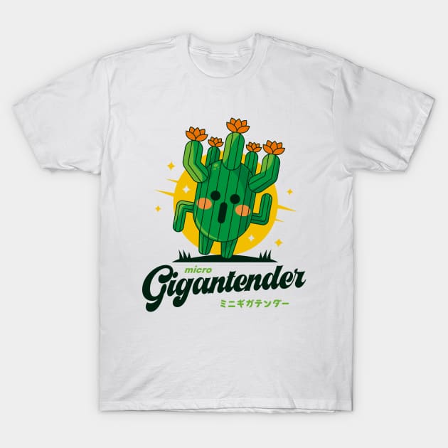 Micro Gigantender Cactuar T-Shirt by logozaste